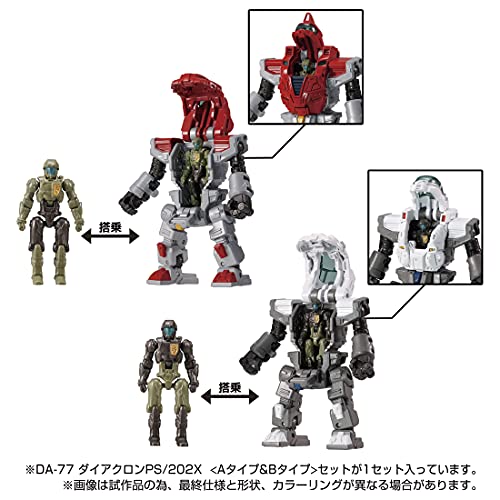 "Diaclone" DA-77 Diaclone PS/202X A Type & B Type Set