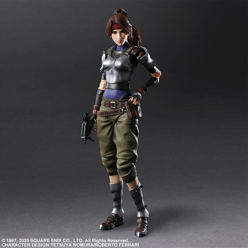 "Final Fantasy VII Remake" Play Arts Kai Jessie & Bike Set
