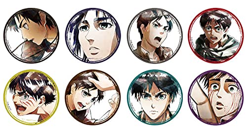 "Attack on Titan" Chara Badge Collection Eren Art-Pic
