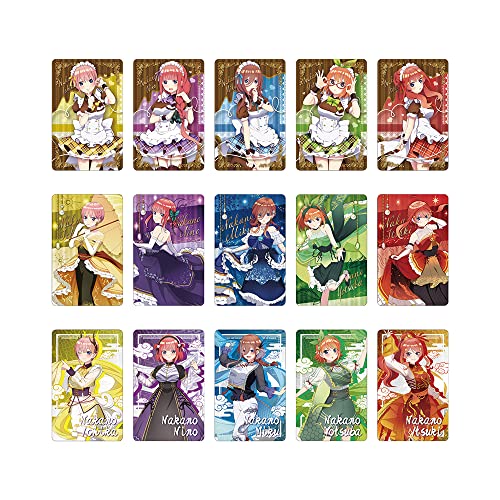 "The Quintessential Quintuplets Movie" Trading Metal Card Collection