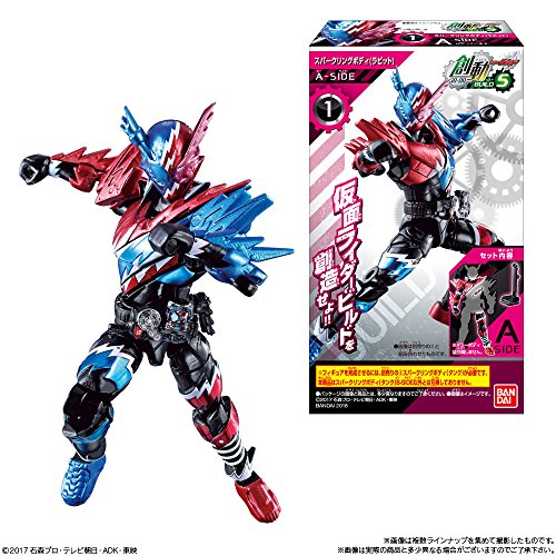 Night Rogue Bandai Shokugan Kamen Rider Build - Bandai
