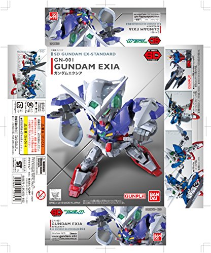 GN-001 Gundam Exia SD GUNDAM EX Standard (03), Kidou Senshi Gundam 00 - Bandai