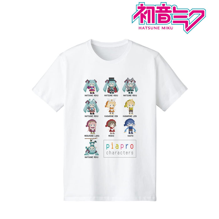 Piapro Characters T-shirt One Night Werewolf Collaboration Pixel Art Ver. (Ladies' L Size)