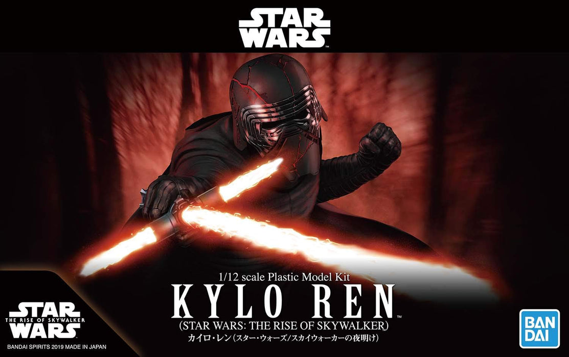 "Star Wars" 1/12 Kylo Ren (el auge de Skywalker)