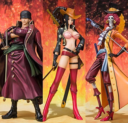 One Piece, Figuarts ZERO limited, one-piece film Z battle clothes ver. Set Zorro, Robin, Brooke