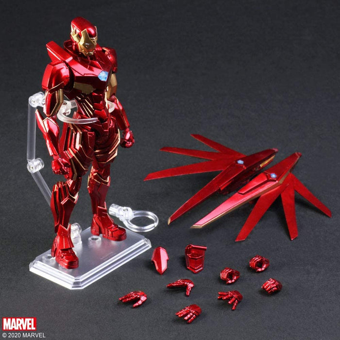 MARVEL UNIVERSE VARIANT BRIND ARTI DECORD DECORD DA TETSUYA NOMURA IRON UOMO (SQUARE ENIX)