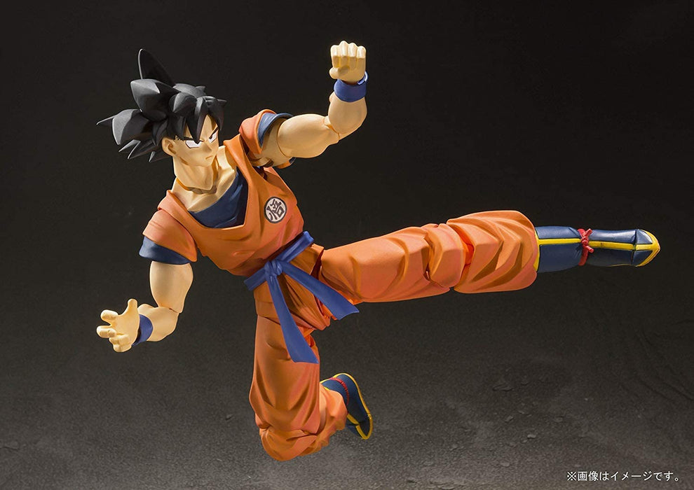 Dragon Ball z - s.h.Figuarts Sohn Goku -a Saiyan auf der Erde angehoben - (Bandai-Spirituosen)