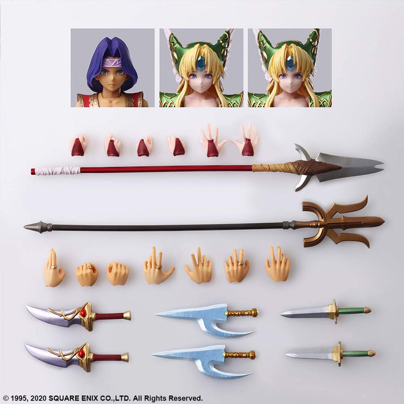 "Trials of Mana" Bring Arts Hawkeye & Riesz