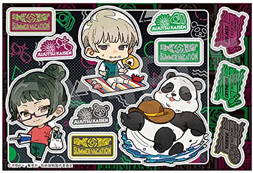 Jujutsu Kaisen Sticker Zen'in Maki & Inumaki Toge & Panda Summer Vacation Ver.