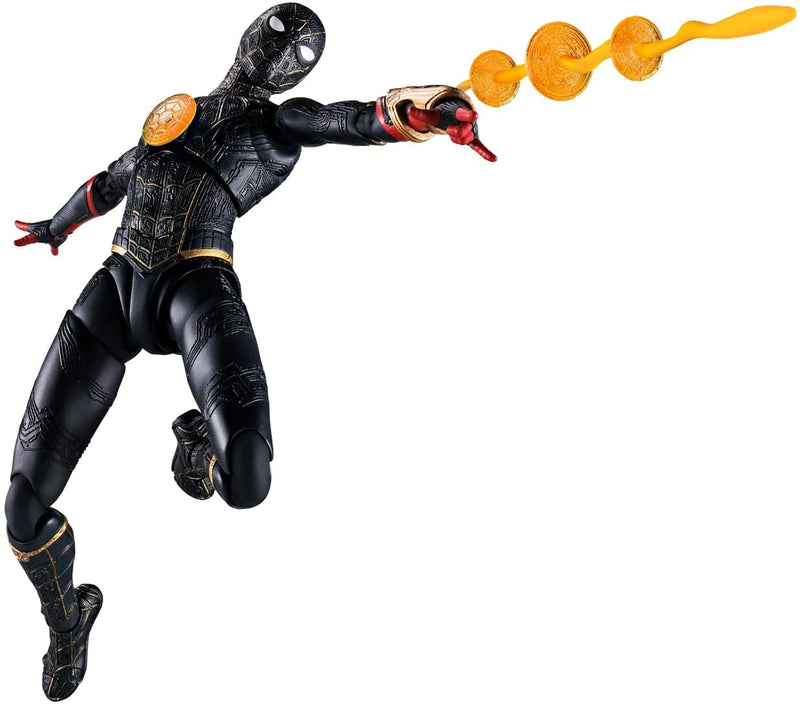 "Spider-Man: No Way Home" S.H.Figuarts Spider-Man Black & Gold Suit