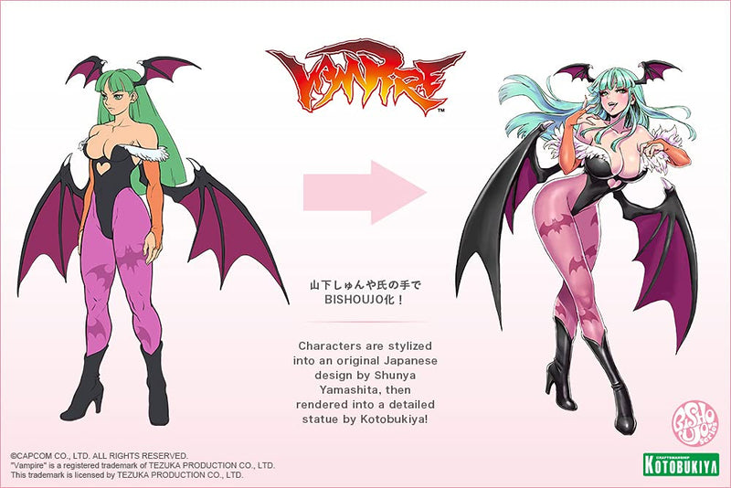 "Darkstalkers" Morrigan Bishoujo Statue 1/7