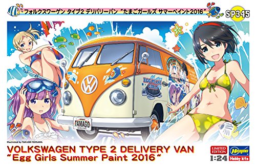 Volkswagen Type 2 Consegna Van (Egg Girls Estate Paint 2016 Versione) - Scala 1/24 - Serie Egg Girls - Hasegawa