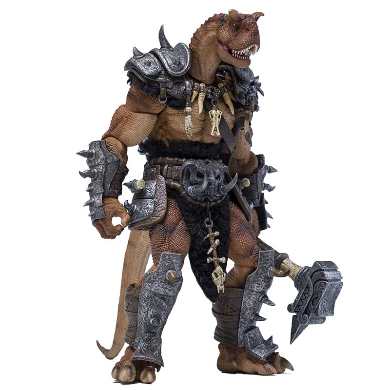 AXYTOYS "THE DINOSAUR BATTLEFIELD" AXY001A VETERAN SOLDIER (ORANGE) 1/12 SCALE ACTION FIGURE