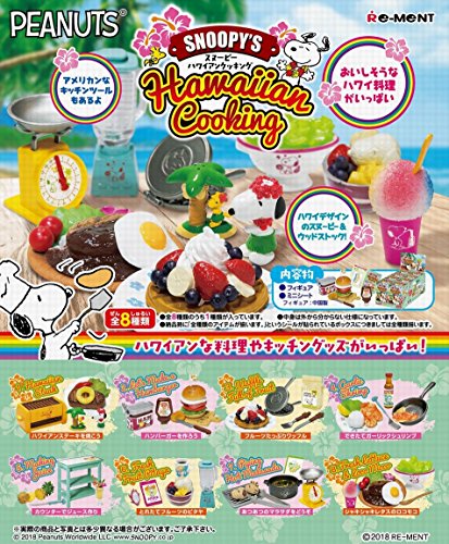 Snoopy  Hawaiian Cooking BOX - Re-Ment