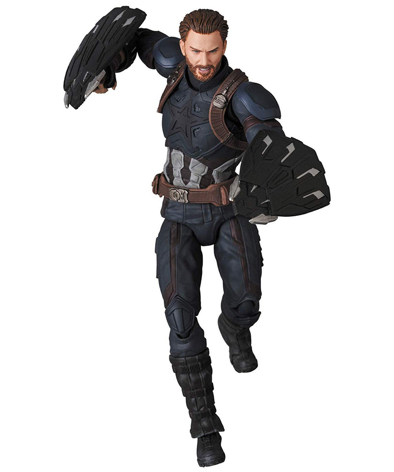 Avengers: Infinity War - Captain America - Mafex No.122 - Infinity War Ver. (Jouet Medicom)