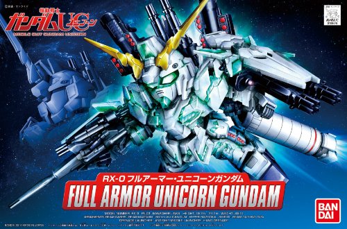 RX-0 Armatura completa Unicorn Gundam SD Gundam Bb Senshi (# 390), Kicou Senshi Gundam UC - Bandai
