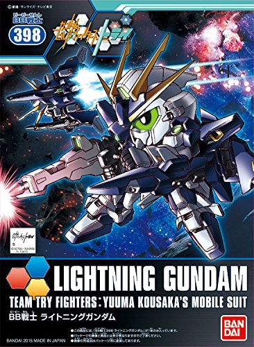 LGZ-91 Lightning Gundam SD Gundam BB Senshi (#398), Gundam Build Fighters Try - Bandai