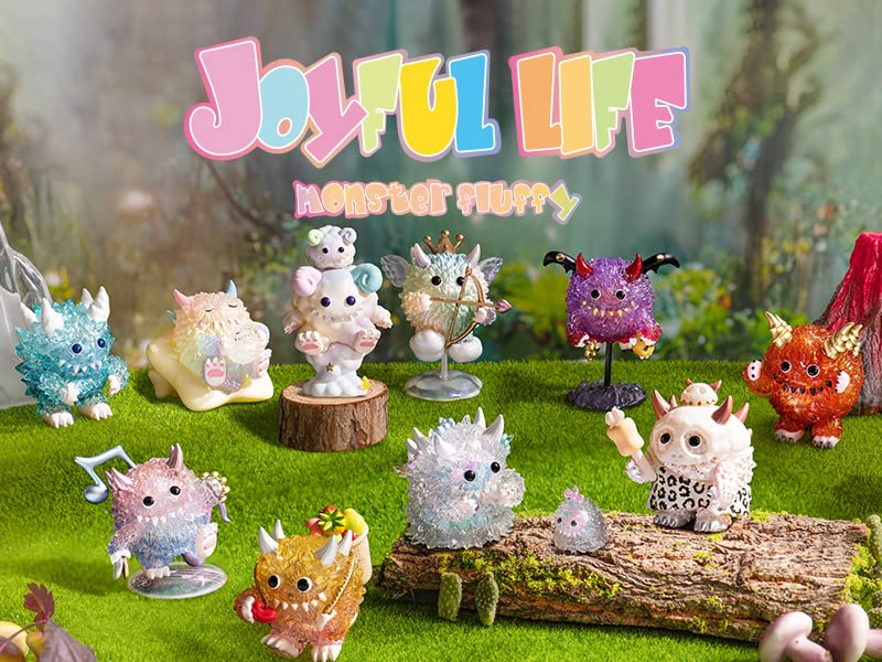 POPMART INSTINCTOY Monster Fluffy Joyful Life Series