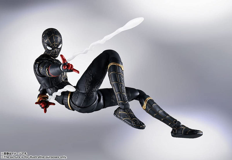 "Spider-Man: No Way Home" S.H.Figuarts Spider-Man Black & Gold Suit