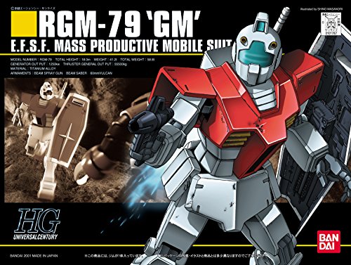 RGM-79 GM - 1/144 ESCALA - HGUC (# 020) Kidou Senshi Gundam - Bandai