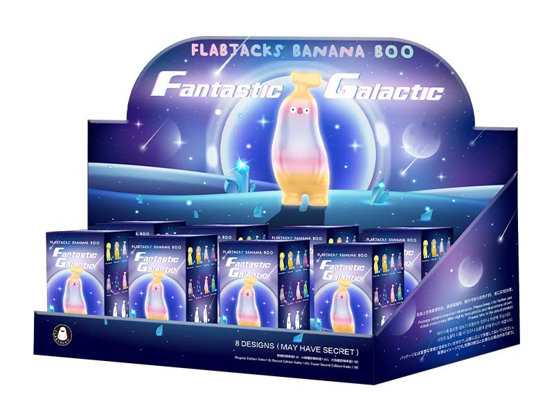 POPMART FLABJACKS Banana Boo Fantastic Galactic Series