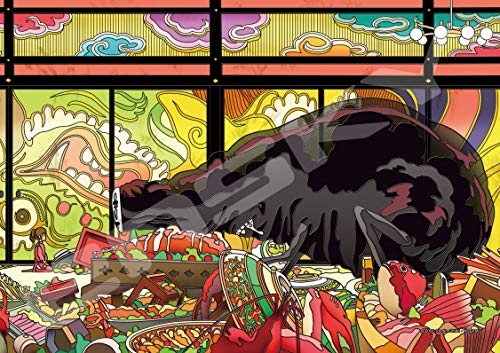 Art Crystal Jigsaw "SPIRITED AWAY" After the feast 208 pieces 208 AC60