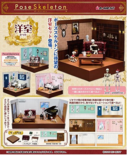 Western Style Set - 1/18 scale - Pose Skeleton - Re-Ment