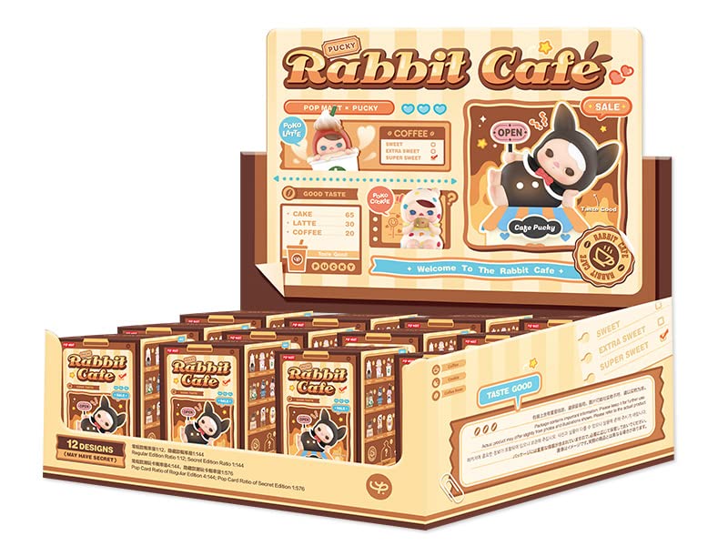 POPMART PUCKY Rabbit Cafe Series