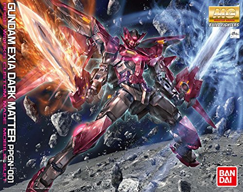 PPGN-001 Gundam Exia Matière noire - 1/100 Échelle - MG, Gundam Construction Fighters - Bandai