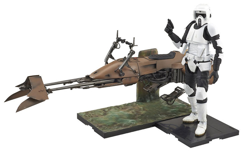 "Star Wars" 1/12 de la moto et du vélo de speeder