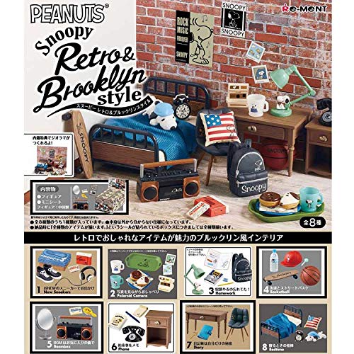 Snoopy Retro&Brooklyn style Peanuts - Re-Ment