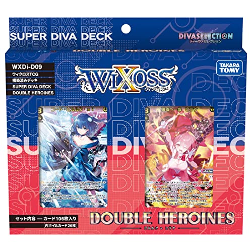 Wixoss TCG Prebuilt Deck SUPER DIVA DECK DOUBLE HEROINES -Piruluk & Hirana- WXDi-D09