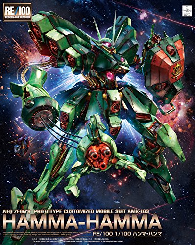 AMX-103 Hamma-Hamma - 1/100 scale - RE/100 Kidou Senshi Gundam ZZ - Bandai