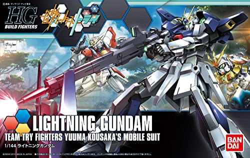 LGZ-91 Lightning Gundam - 1/144 scale - HGBF (#018), Gundam Build Fighters Try - Bandai