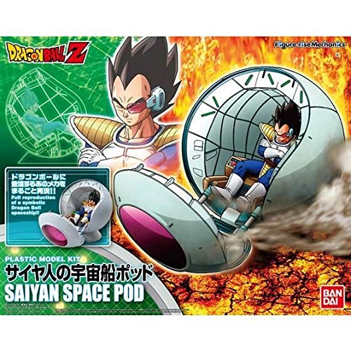 Vegeta SAIYAN Space Pod, Meccanica Aumento di figura Standard della figura, Dragon Ball Z - Bandai