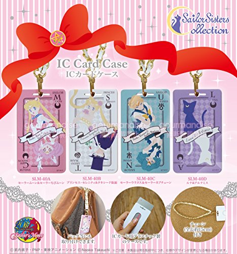 "Sailor Moon" IC Card Case Sailor Moon & Sailor Chibi Moon SLM-40A
