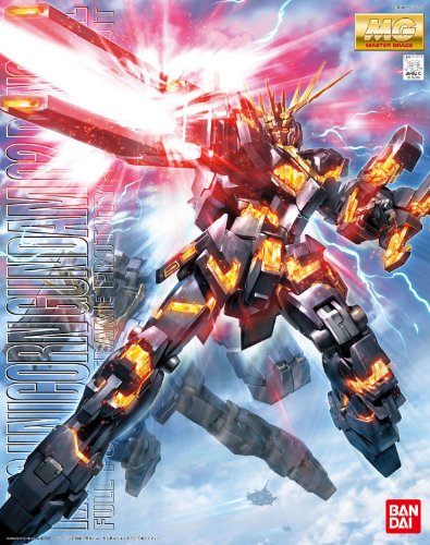RX-0 Unicorn Gundam Banshee - 1/100 escala - MG (# 155) Kidou Senshi Gundam UC - Bandai