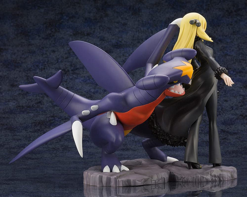 "Serie Pokemon / Monstruos de bolsillo" Artfx J Cynthia / Shirona con Garchomp / Gaburias (Kotobukiya)