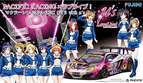 McLaren MP4-12C GT3 (Pacific Racing X Love Live! Versione) - Scala 1/24 - Love Live! Progetto IDOL scolastico - Fujimi
