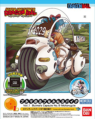 Bulma Son Goku Bulma's Capsule No. 9 Motorcycle (Vol.1) Dragon Ball-Bandai