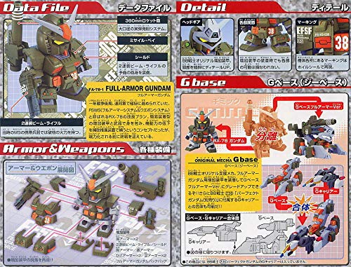 FA-78-1 Gundam Armadura completa Tipo SD GUNDAM BB SENSHI (# 251) MSV Mobile Traje Variaciones - Bandai