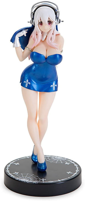 Sonico Holy Girl Metallic Blue ver. Concept Figure SoniComi (Super Sonico) - FuRyu