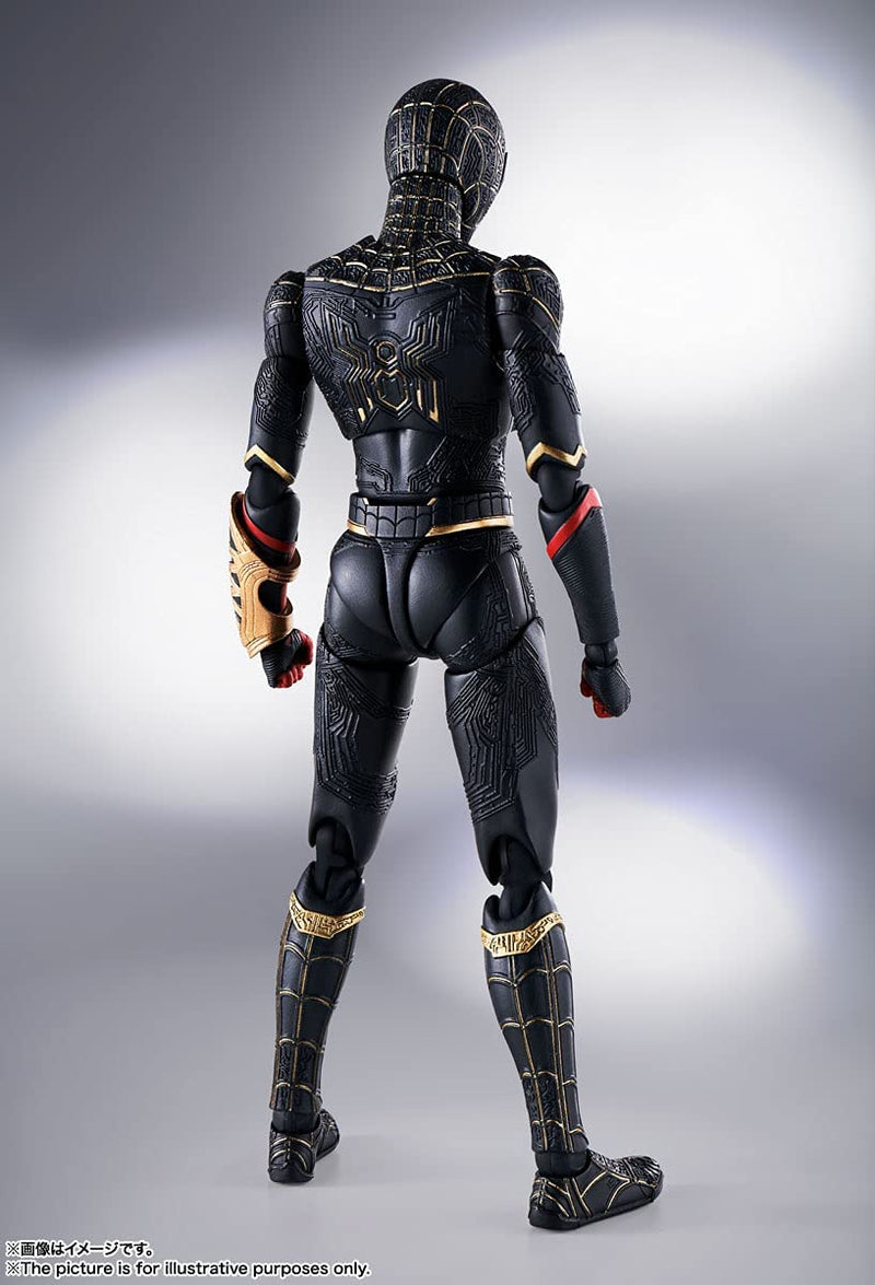 "Spider-Man: No Way Home" S.H.Figuarts Spider-Man Black & Gold Suit