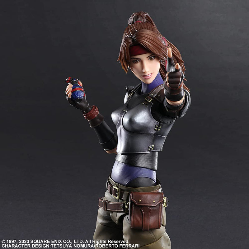 "Final Fantasy VII Remake" Play Arts Kai Jessie & Bike Set