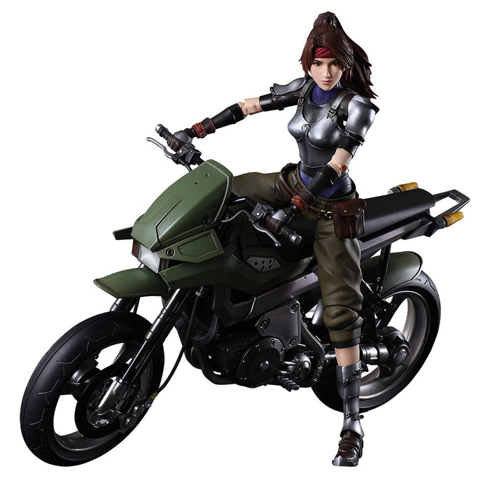 "Final Fantasy VII Remake" Play Arts Kai Jessie & Bike Set