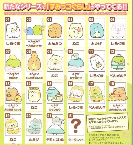 Choco Egg "Sumikkogurashi" 3