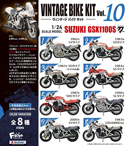 1/24 Scale Model Vintage Bike Kit Vol. 10