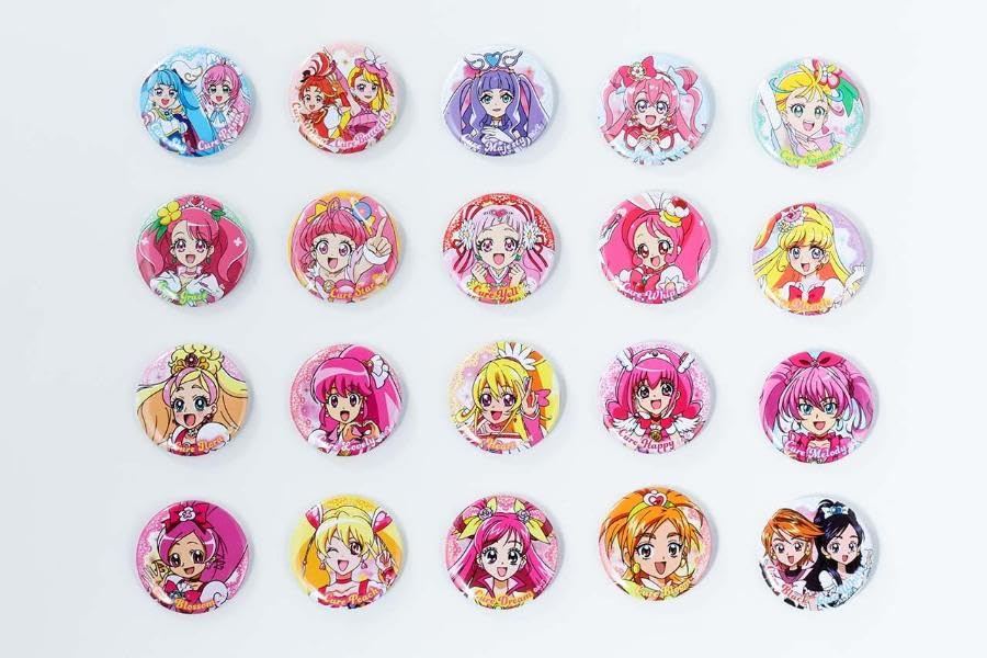 "PreCure All Stars" Can Badge Set (Book)
