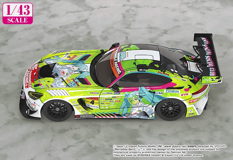 Hatsune Miku GT Project 1/43 GOOD SMILE Hatsune Miku AMG 2022 Season Opening Ver.