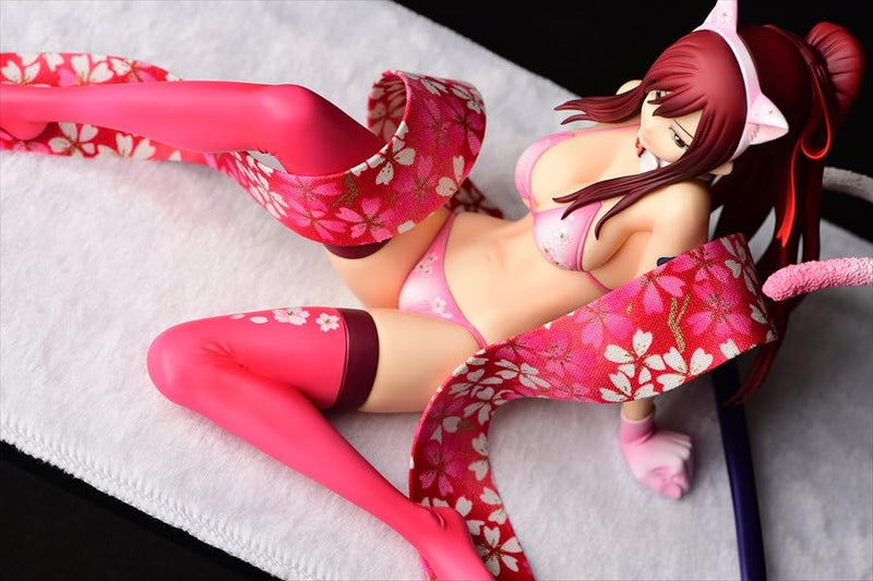 "Fairy Tail" Erza Scarlet Sakura Cat Gravure Style